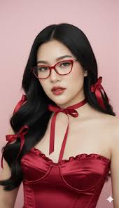 Beautiful woman in luxurious flower garden