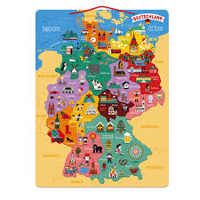 Falls das passende outlet nicht dabei ist, auch in der city von augsburg kann man sehr gute. Janod Magnetische Landkarte Aus Holz Deutschland Engel Bengel Onlineshop