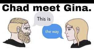 The term chad is sometimes used interchangeably with slayer. Chad Meet Gina This Is Memes Video Gifs Disney Memes Chad Memes Gina Memes This Memes Is Memes The Memes Way Memes Love Memes Funny Memes Crazy Memes Lol