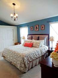 Blue And Coral Master Bedroom Decor Master Bedrooms Decor Brown Master Bedroom Master Bedroom Colors