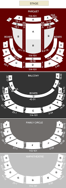 Academy Of Music Philadelphia Pa Seating Chart Stage