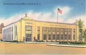 United States Post Office Paterson Nj Architecture Sketch Art Deco Society Chicago Art