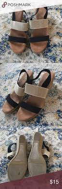 Dress Barn Wedges Great For A Cruise Very Comfortable With A Stretchy Middle Band Worn A Couple Of Times Smoke Fre Fashion Shopping Womens Dresses Wedges