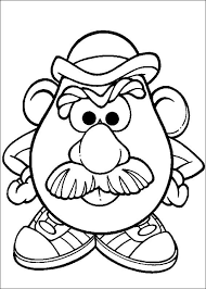 index of coloriages heros tv mr potato head page de coloriage livre ouvert