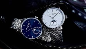 Manufacturer's refurbished with two year u.s. Frederique Constant Slimline Moonphase Manufacture