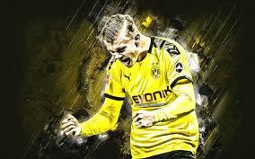 Player for @bvb09 ⚫️🟡 and @fotballandslaget 🇳🇴 golden boy 2️⃣0️⃣2️⃣0️⃣ official twitter: Download Wallpapers Erling Braut Haaland Borussia Dortmund Bvb Norwegian Soccer Player Portrait Bundesliga Germany Football For Desktop Free Pictures For Desktop Free