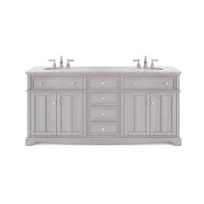 For small spaces and small bathrooms, corner sinks may be ideal because will the vanity top support two vessel sinks or will it have holes for an undermount sink? Bathroom Vanities With Tops Bathroom Vanities The Home Depot