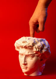 David& X27;s Hand by Michelangelo in Florence,Italy Stock Image