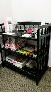 Diy Humdrum Changing Table To Chic Storage Unit Refurbished Table Furniture Changing Table Repurpose