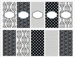 Black And White Free Printable Labels Black And White Damasks Free Printable Toppers And Labels Free Printables Damask Scrap Material