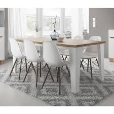 Table A Manger Scandinave Lier Blanc Et Bois Table Salle A Manger Salle A Manger Ikea Salle A Manger Scandinave
