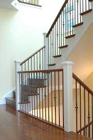 We supply an extensive range of wrought iron stair spindles to here at phg stair spindles we pride ourselves with a strong tradition for high quality, value for money, and are proud of the fantastic and extremely. Modern Farmhouse Stairs Gallery Designed Stairs