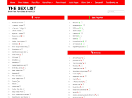 TheSexList & 10+ Indian Porn Lists Like thesexlist.com