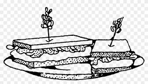 The illustration is available for download in high resolution quality up to 7070x3112 and in eps file format. Food Submarine Clipart Black And White Black And White Sandwich Free Transparent Png Clipart Images Download