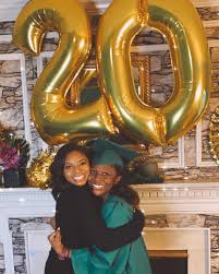 Seems like just yesterday I was translating your every word because people  couldn't understand/ hear you. Now you're a whole college graduate. I  couldn't be more proud of your personal strides, GPA