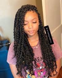 This is a quick crochet that can rocked as a pondo style, passion cornrows, natural twists and spring twists. Specializing In All Faux Locs On Instagram Passion Twist Ncat Uncg Wssu Nccu Braids Twist Hairstyles Twist Braid Hairstyles Hair Styles