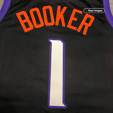 Phoenix Suns Devin Booker 1 Nike Black 2021 Swingman Nba Jersey City Edition
