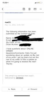 Maybe you would like to learn more about one of these? Rue21 Reviews 237 Reviews Of Rue21 Com Sitejabber