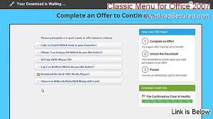 The access to our data base is fast and free, enjoy. Classic Menu For Office 2007 Crack Legit Download 2015 Video Dailymotion
