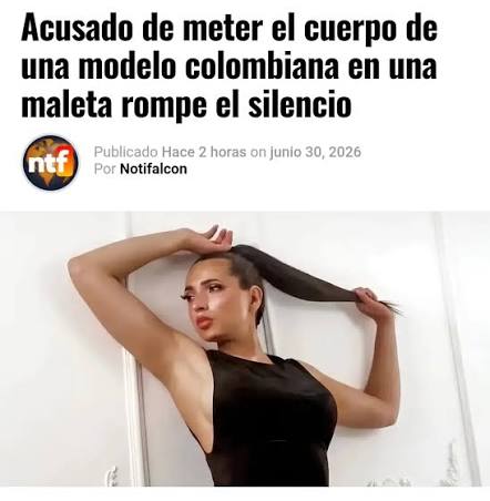 El ciudadano británico Matthew Foster-Smith, señalado como principal  sospechoso del feminicidio de la modelo colombiana Natalia Villalba  Angarita, negó su participación en el crimen y afirmó que se encontraba  viendo un partido