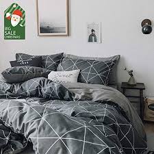 Twin size bedding is especially made for twin beds, just like other sheet sets are sized for the size mattress and bed frame. Vclife Geometric Duvet Cover Sets Twin Boys Girls Bedding Sets Checkered Children Teens Bedding Quilt C Geometric Duvet Cover Gray Duvet Cover Geometric Duvet