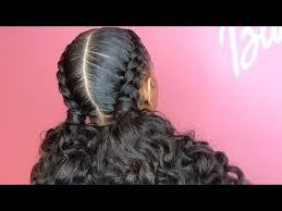 Feed In Braids With Curly Ponytail Feed In Braids Ponytail Side Braid Hairstyles Feed In Braid
