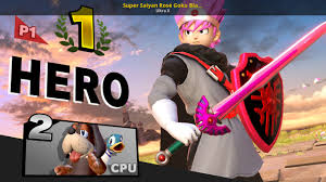 Pelea con tus personajes favoritos. Super Smash Flash 2 Mod Goku Black