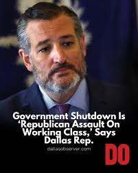 Dallas Rep. Slams Republican-Led Government Shutdown as 'Assault