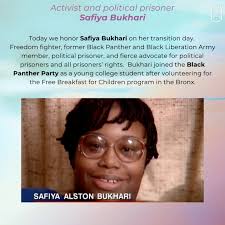 Safiya Bukhari (April 2, 1950