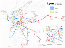 Tripadvisors lyon karte mit hotels, pensionen und hostels: Metro Lyon U Bahn Karte Frankreich