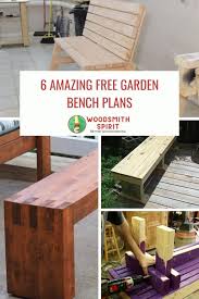 Check out the diy here. 6 Free Diy Garden Bench Plans For Your Outdoor Space