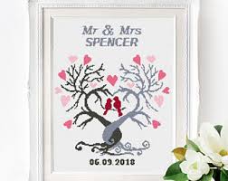 No fabric, floss, or other materials are included in the listing. Mr And Mrs Stitch Etsy