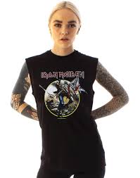 Buy iron maiden tour t shirt and get the best deals at the lowest prices on ebay! Amplified Iron Maiden T Shirt Trooper Women S Sleeveless Band Music Tee Fruugo Us