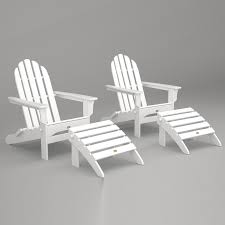 Trex Outdoor Furniture Cape Cod Folding Adirondack Chair And Ottoman Seating Set Trex Outdoor Furniture Adirondack Chairs Trex Outdoor Furniture Collec Trex Outdoor Furniture Folding Adirondack Chairs Adirondack Chair