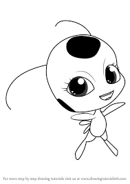 Learn How To Draw Tikki From Miraculous Ladybug Miraculous Ladybug Step By Ste Boyama Sayfalari Boyama Kitaplari Cizimler