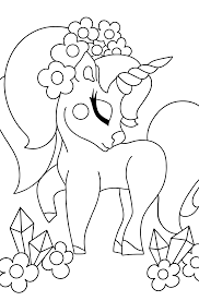 You can find here 91 free printable cool coloring pages of unicorns for boys, girls and adults. Coloring Page A Dreaming Unicorn Print 1000 Pictures
