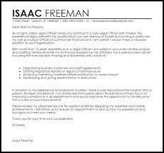 Legal Officer Cover Letter Sample Cover Letter Templates Examples