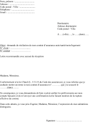 lettre résiliation assurance habitation l'assuré peut généralement résilier un contrat d'assurance habitation au bout d'un an. Lettres De Resiliation Archives Page 2 Sur 2