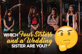 After a few years of not being together as a whole family, they find themselves reuniting when cj announces his plan to marry princess, his girlfriend for three months. Which Sister From Four Sisters And A Wedding Are You