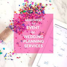Wedding Planner Resources Event Planning Template Event Planning Contract Party Planning Business