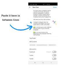 Workarounds to get paragraph spacing on instagram and facebook. How To Do A Line Break On Instagram Postgrain