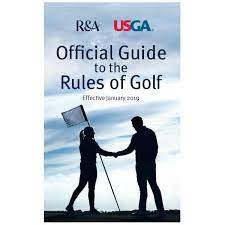 The Official Guide To The Rules Of Golf, Effective January 2019 - Usga  Publications