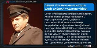 Ankara devlet tiyatrosu oyuncusu ve yönetmeni cahit çağıran yaşamını yitirdi. Kpxpnvydvaduum