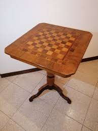 Maybe you would like to learn more about one of these? Sorrentino Small Table With Inlayed Chess Board Mercanteinfiera Marketplace