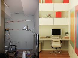 16 floating desks that'll ~magically~ save you some space in your small apartment. High End Floating Desk And Built In Low End Price Ikea Hackers