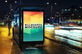 Billboard Mockup At Night 23 Billboards Billboard Billboard Mockup Billboard Mockup