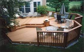 30 Cheap Ideas How To Makeover Backyard Deck Simphome Small Backyard Decks Patio Design Patio Deck Designs
