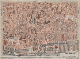 The site is widely used across the world by researchers and family historians and as such i believe it is important to ensure that it remains online. Liverpool City Centre Antique Town Plan Baedeker 1927 Old Map Chart