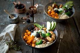 Lunch Bowl Mit Avocado Und Susskartoffel Rezept Mittagessen Superfood Avocado
