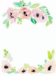 Downloadable Floral Border 3 In 2020 Floral Border Design Floral Printables Floral Border